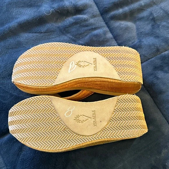 Volatile Tan and Brown Sandals - Picture 5 of 6